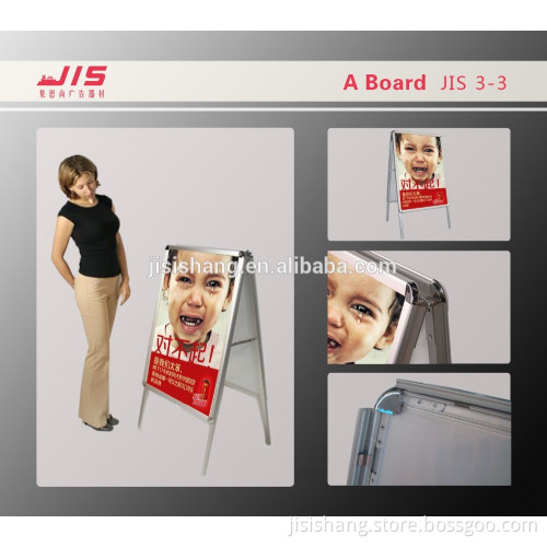 JIS3-3, Advertising exhibition trade show display promotion usage,Double side retractable Aluminum Poster board